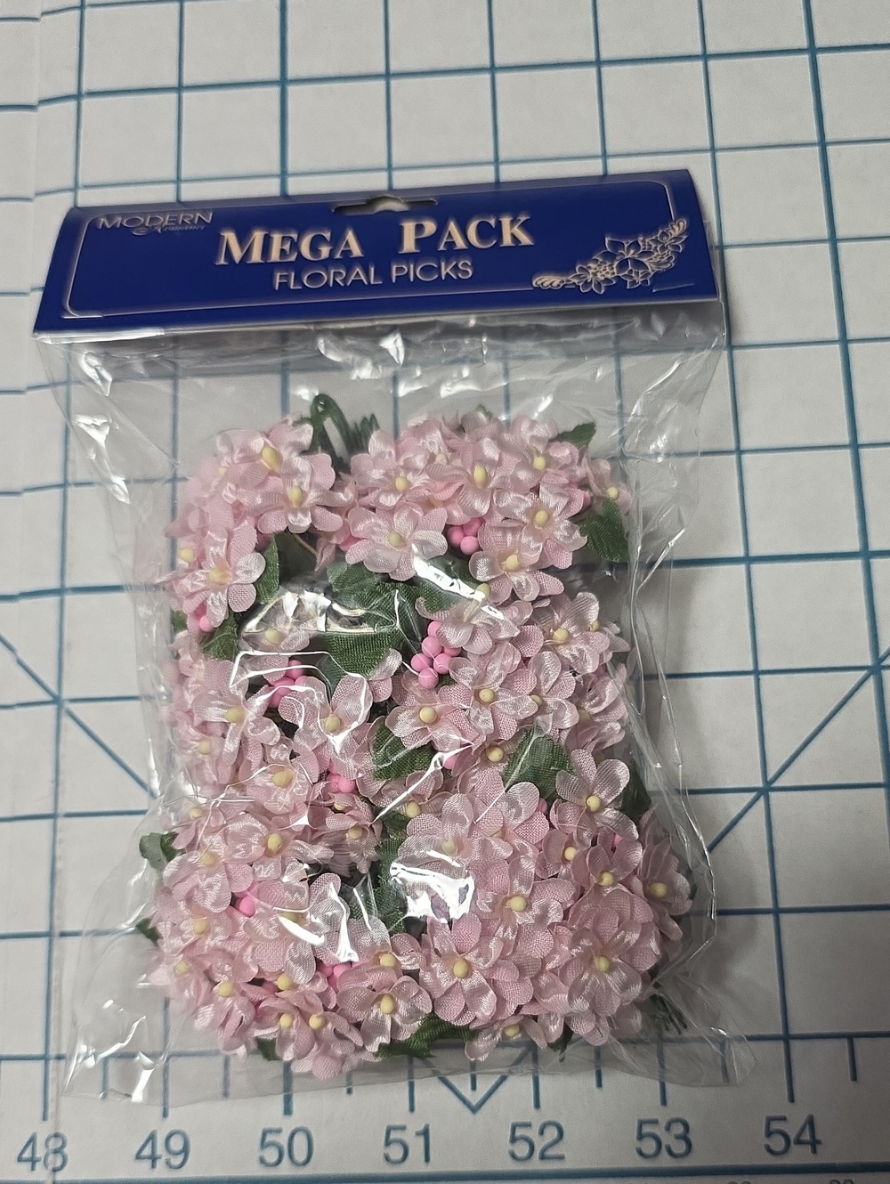 Modern Romance Hydrangea Pink Floral Picks - Decorative Flower Accents 6 Ea NIP